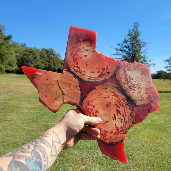 Texas Charcuterie Board (Red)