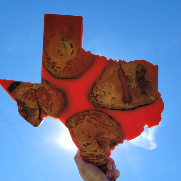 Texas Charcuterie Board (Orange)